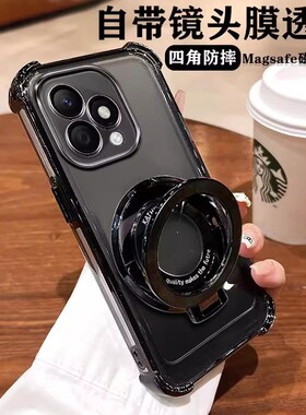 磁吸支架适用华为hi畅享80pro手机壳80s新款智选畅想80保护硅胶套畅享70x自带镜头膜plus全包防摔透明软70pro