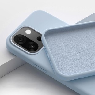 奶蓝色耐脏适用一加Ace6手机壳6T新款ace5pro真液态硅胶一加15高级感一加13保护套3pro镜头全包2v防摔oneplus