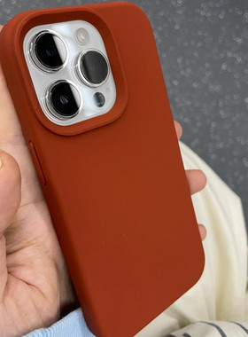 焦糖棕色液态硅胶适用Realme真我GT8手机壳GT8pro橡皮擦感Neo7肤感软糯GT7pro韩系纯色GTneo6高级感neo5防摔