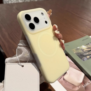 镜头全包适用苹果17promax手机壳磁吸新款iphone16Pro保护壳果冻15PM手机套液态硅胶14外壳一体硅胶相机按键