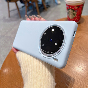 真液态硅胶适用vivox100手机壳x200pro vivox300全包Ultra防摔保护套100spro男女网红简约纯色高级感 mini新款