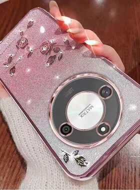 华为荣耀x60手机壳女新款全包防摔honorx60pro保护套硅胶网红潮高级感华为荣耀x60pro手机软外壳奢华时尚超薄