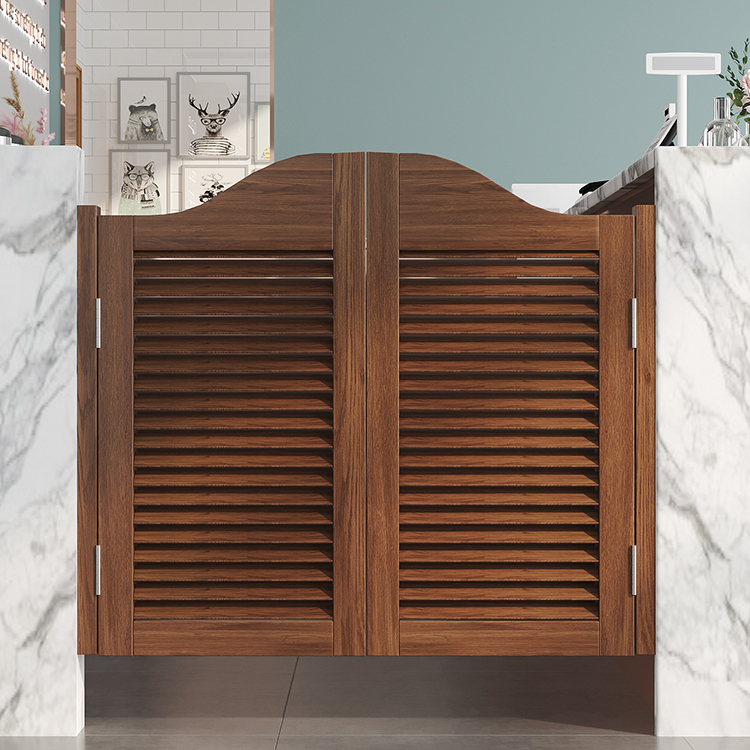 纯实木工厂直销吧台半腰门牛仔门