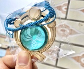 神之眼发光透明挂件手工制作cos道具彩绘精致渐变晶体