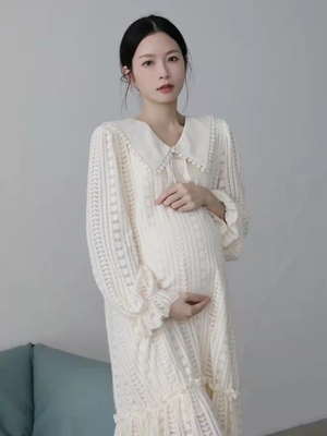 孕妇减龄温柔宽松连衣裙