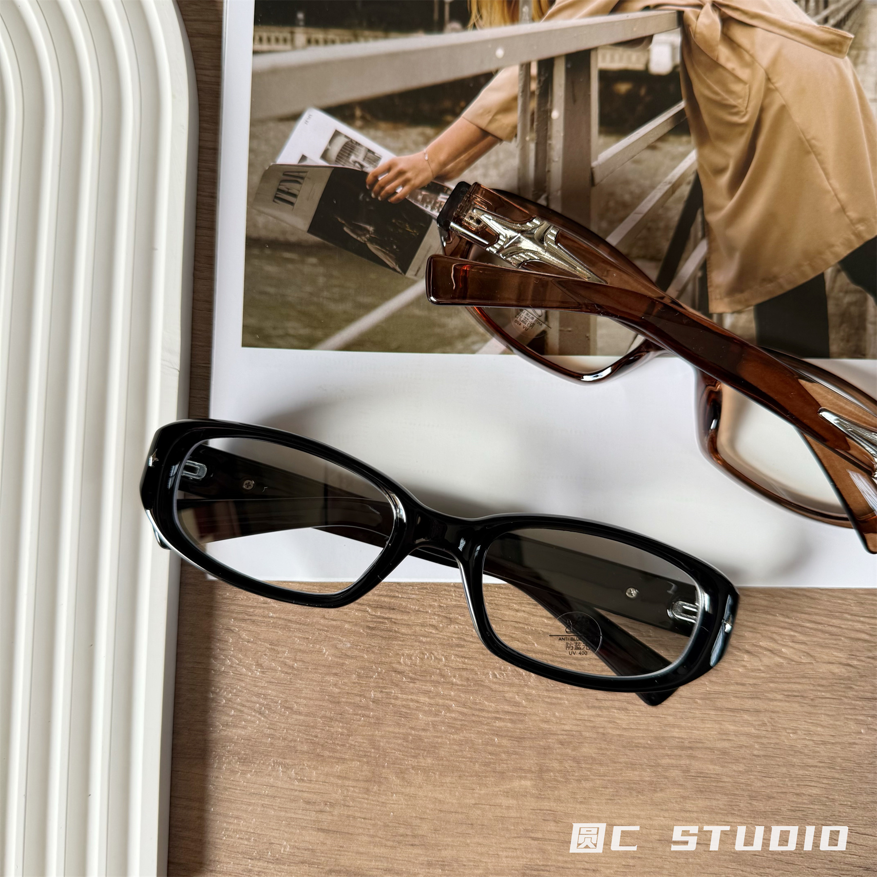 韩版休闲装饰素颜眼镜框女潮可配近视度数黑框显脸小平光眼镜架男