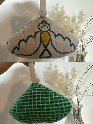 花花同款 可爱小鸟 非原版 皆川明mina perhonen 双面包挂 包装饰