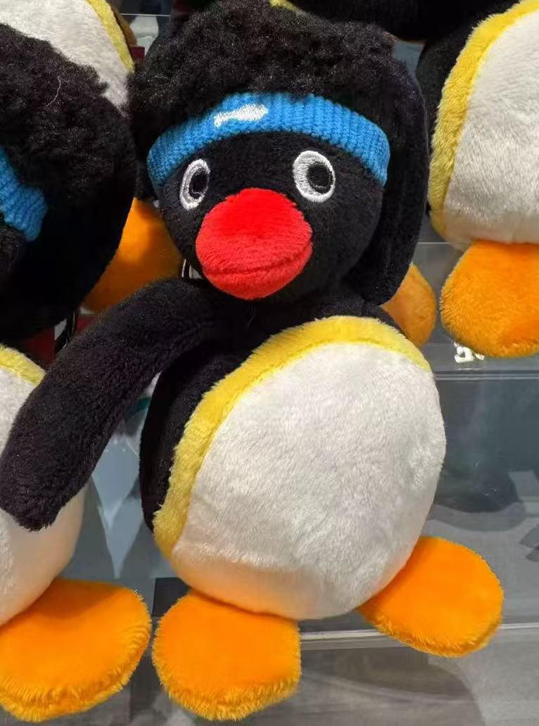 PINGU日本公仔企鹅挂件平替ROMDINK毛绒公仔书包钥匙扣包包挂饰