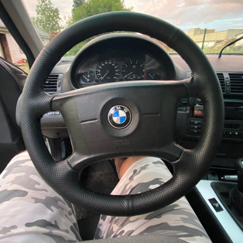 【保用6年】宝马E46手缝方向盘套