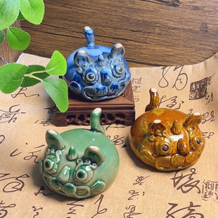 云南瓦猫非遗创意手工陶瓷马克杯咖啡杯茶杯特色文创礼品伴手礼