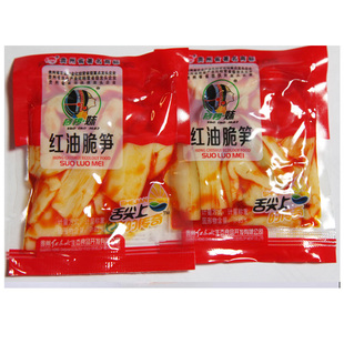 贵州赤水桫椤妹泡椒脆竹笋片500g金针菇香辣味红油脆笋丝零食小吃