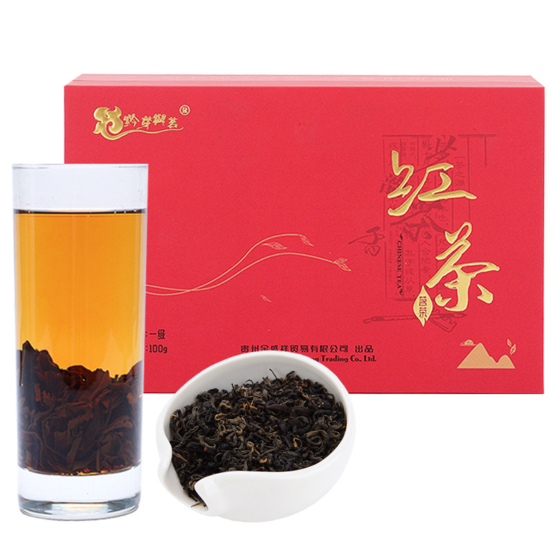 贵州都匀云雾贡茶高山2026新茶红茶100g手工采摘谷雨茶礼盒装茶叶
