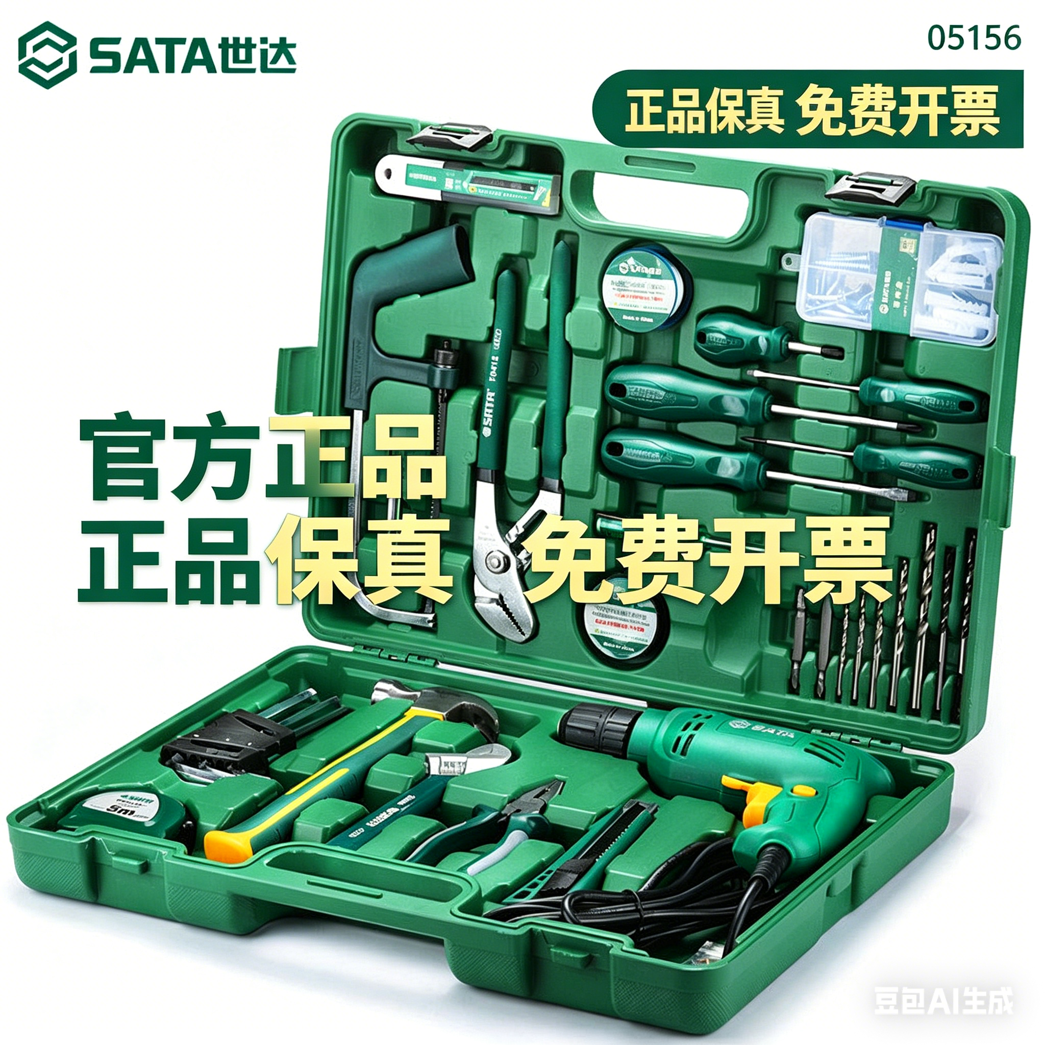 世达电钻家用工具组套05156