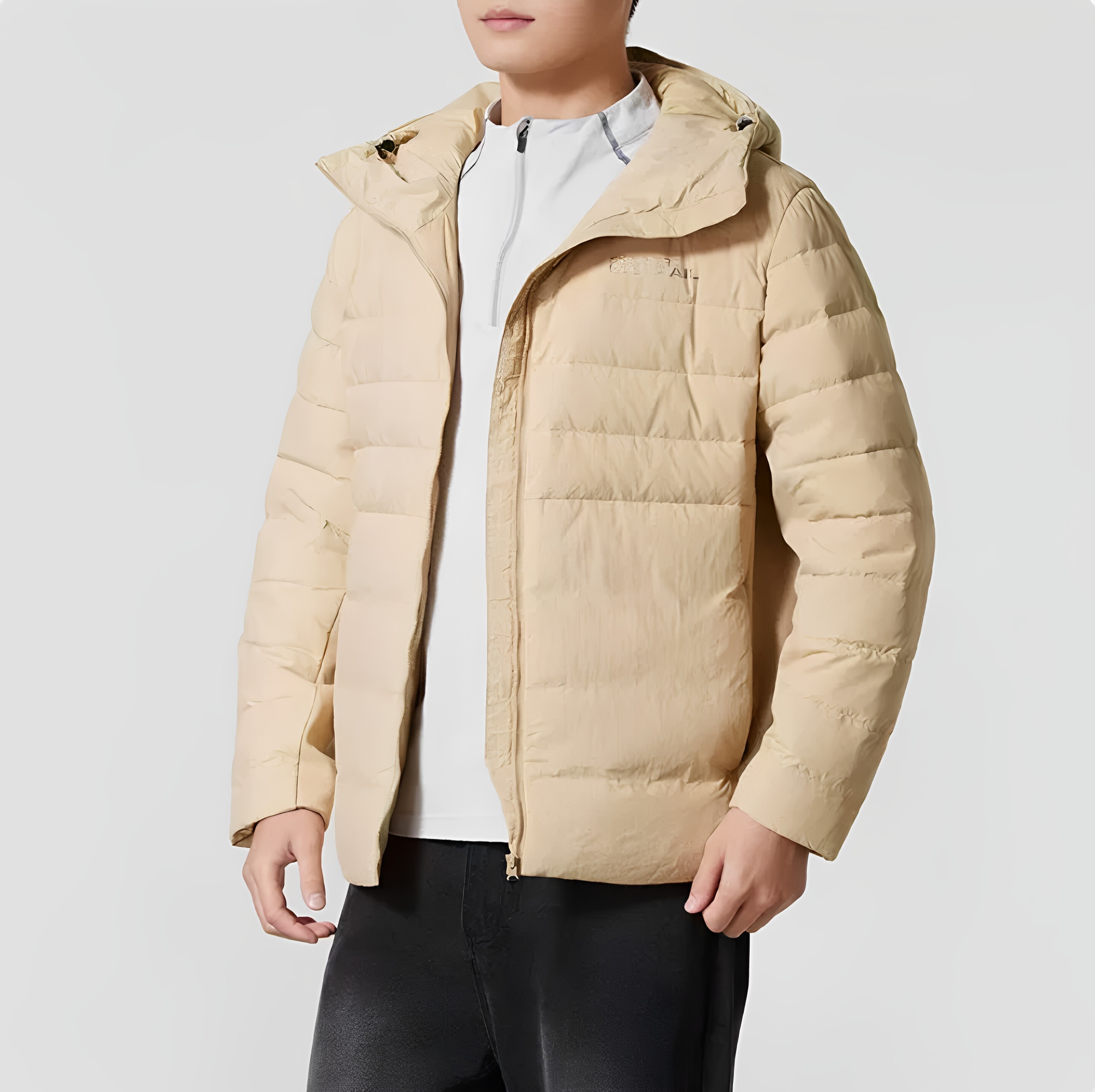 SKECHERS斯凯奇正品男士保暖运动外套轻薄折扣特价连帽羽绒服