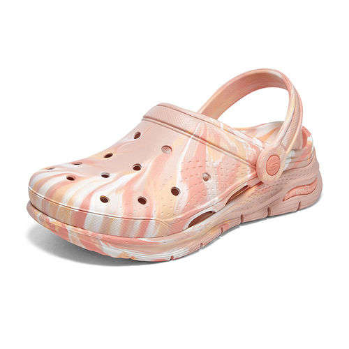 skechers斯凯奇女凉拖户外防滑洞洞鞋足弓支撑轻质凉鞋拖鞋111403