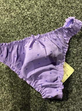 dollskill风梦幻萝莉风木耳边少女性感内裤波点蝴蝶结碧池T裤