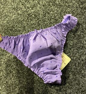 dollskill风梦幻萝莉风木耳边少女性感内裤波点蝴蝶结碧池T裤