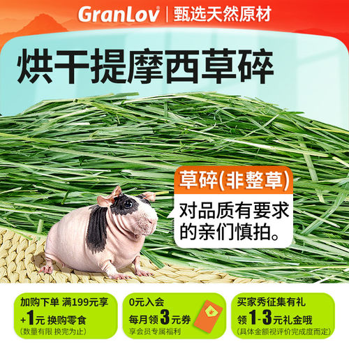 北提摩西草碎烘干兔子牧草