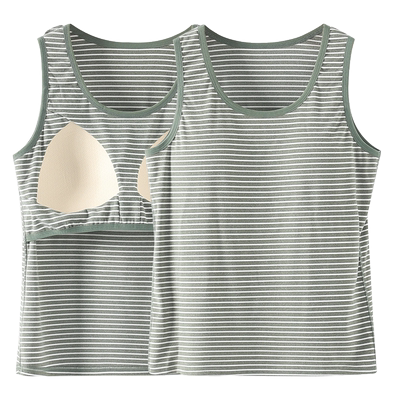 德绒保暖背心女带胸垫打底内衣