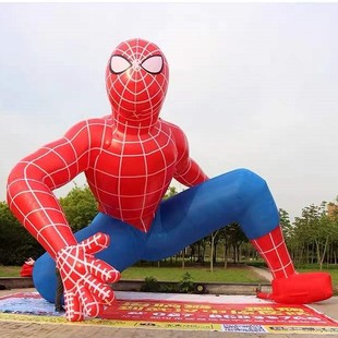 充气肌肉人 美国队长卡通气模 蜘蛛侠 机器人 魔兽人物模型定做