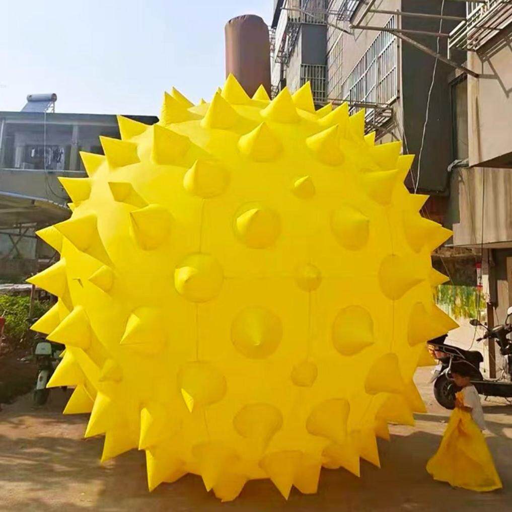 充气榴莲苹果菠萝蔬菜水果真模型充气气模