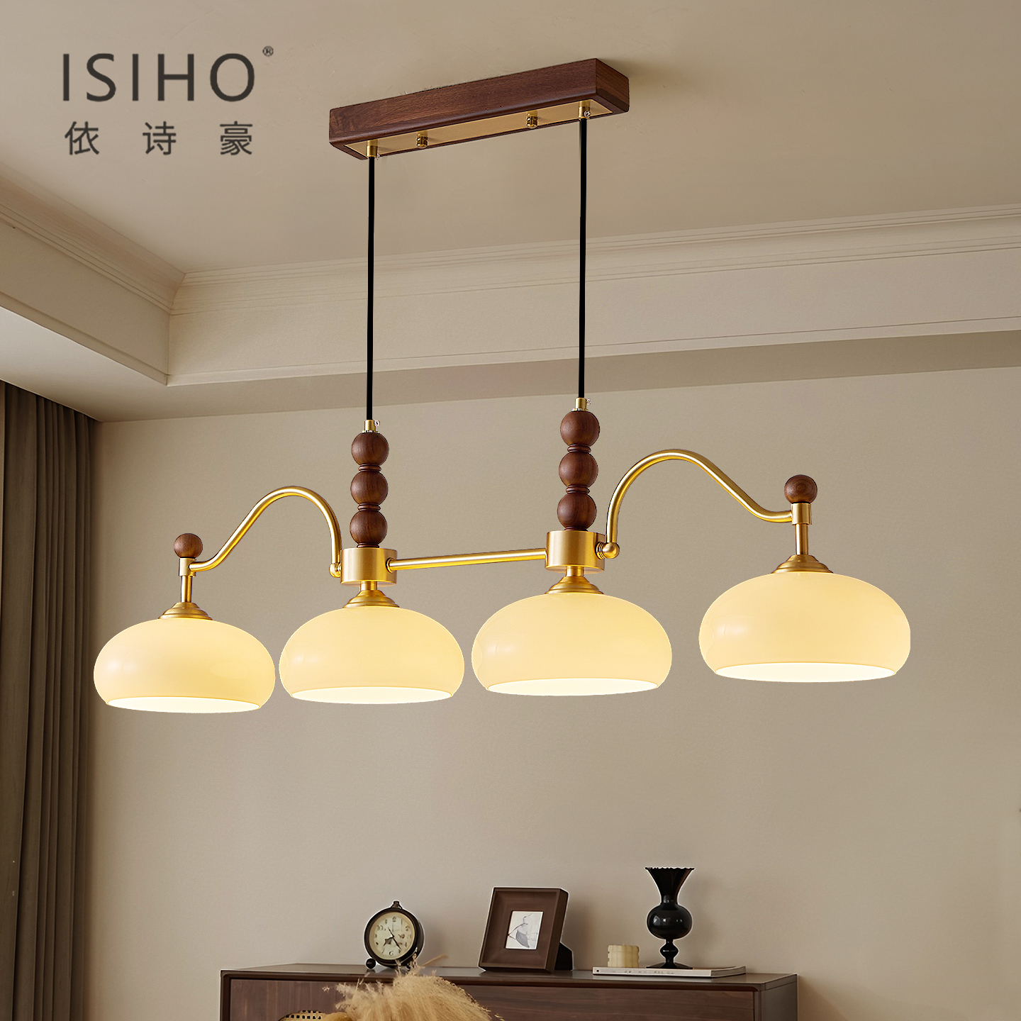 全铜法式复古餐厅吊灯