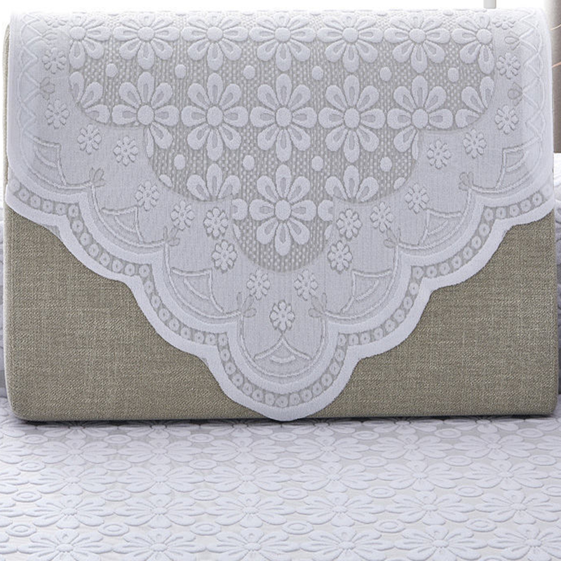 加厚蕾丝沙发巾三角靠背扶手巾连体直排整张沙发垫防滑全包盖巾套