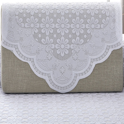 加厚蕾丝沙发巾三角靠背扶手巾连体直排整张沙发垫防滑全包盖巾套