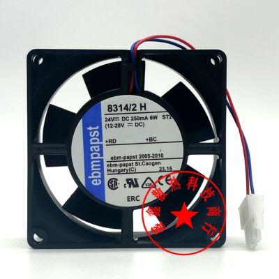 原装西德ebmpapst 8314 8312H/HR/HU/HL/19H/12HL变频器风扇24V