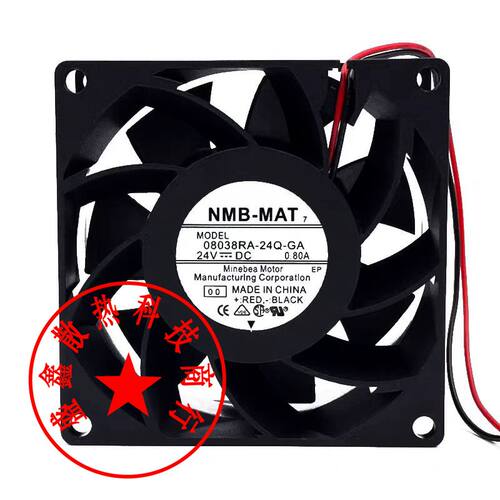 原装全新NMB 08038RA-24P/24Q/24R-FA/GA/GU/EU/FB 24V变频器风扇