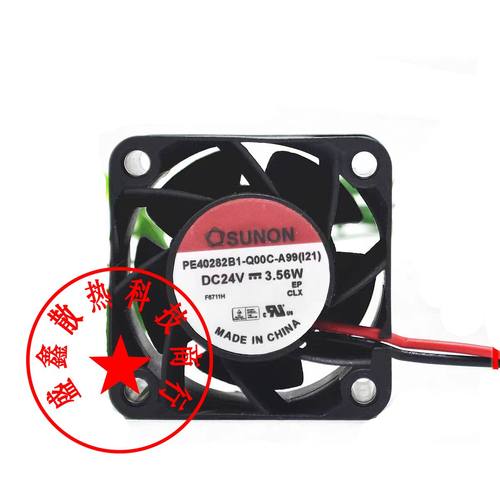 原装建准SUNON PE40282B1-Q00C-A99 24V 3.56W 4028 4CM 散热风扇