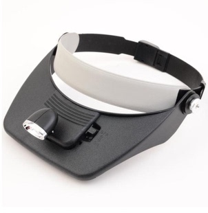 JHOPT 头盔式手术放大镜 头戴式放大镜高倍头戴阅读维修刺绣带灯