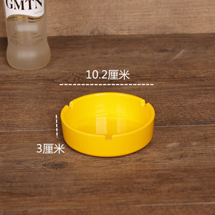 定制广告LOGO烟灰缸塑料烟缸树脂密胺仿瓷KTV网吧宾馆烟灰缸耐摔