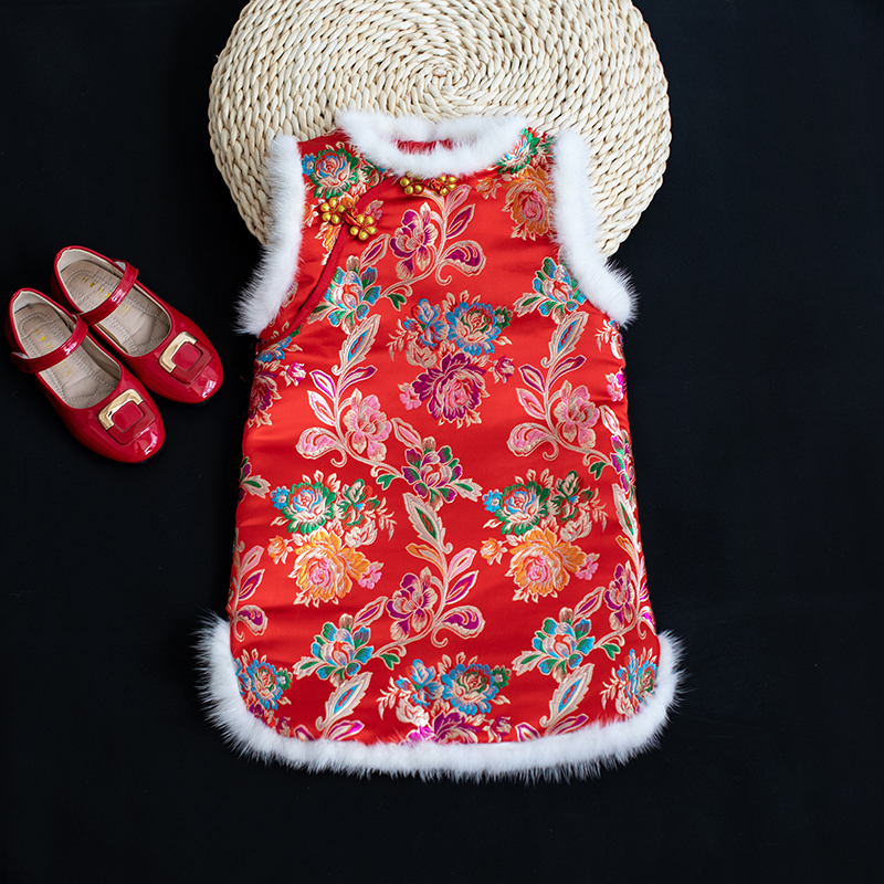 秋冬款宝宝春节新年加厚汉唐服装