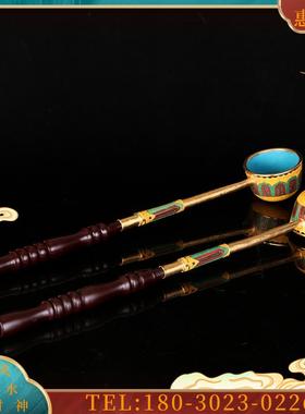 佛具浴佛勺浴佛节用品浴佛盆九龙喷水浇水淋太子佛铜【议价】