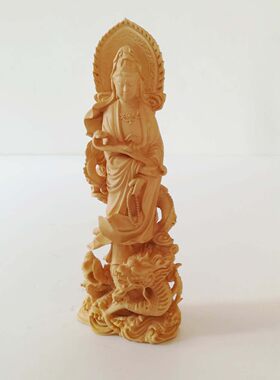 木雕摆件滴水观音佛像雕像