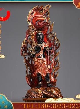 不动明王佛像铜雕不动明王摆件属鸡不动尊菩萨十二生【议价】