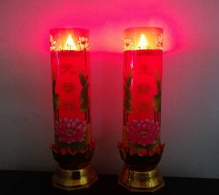 敬神蜡烛 财神蜡烛 电池蜡烛 电子蜡烛 佛龛供灯 电烛灯 不用插电