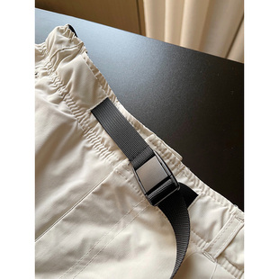 女士伞兵裤 122601 户外机能风」腰带加绒设计 包邮 「