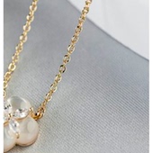 「 包邮 闪耀又温暖」花朵造型设计 011704 女士项链 耳钉