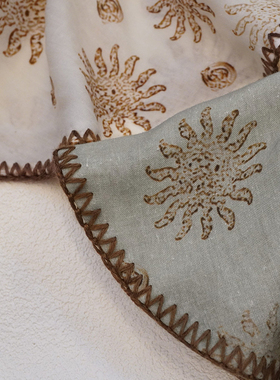 031009~秒杀「包邮 度假海岛风」锁边绣设计~女士云朵发圈