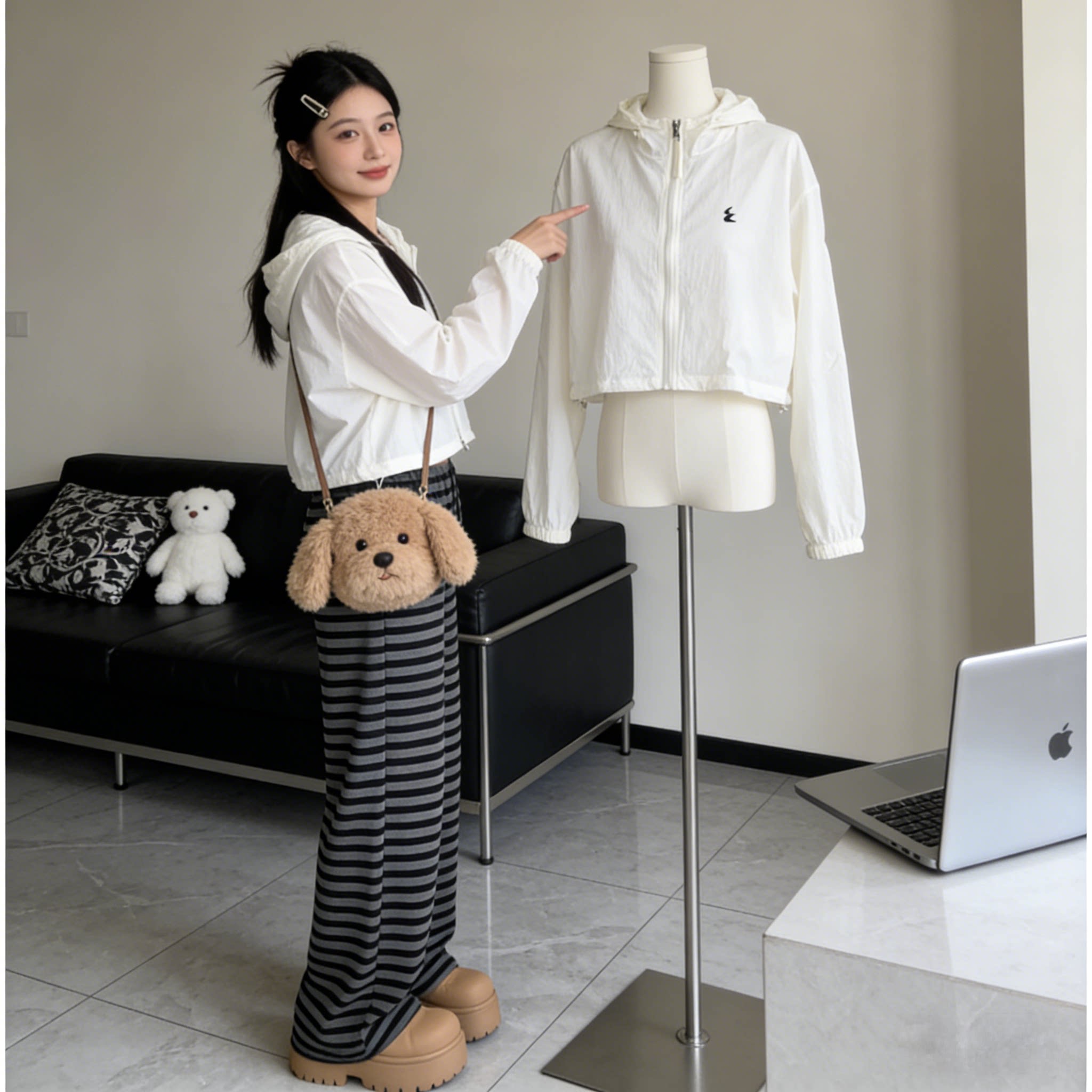 夏季薄款冰丝透气防晒外套女休闲宽松大码小个子短款空调罩衫洋气