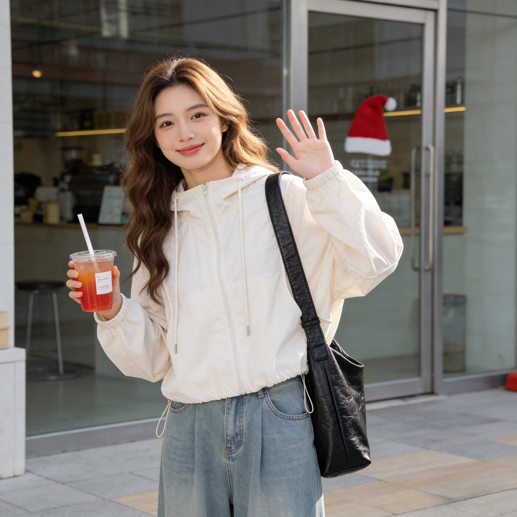 连帽设计感宽松大码小个子宽松大码慵懒风防晒外套女百搭空调罩衫