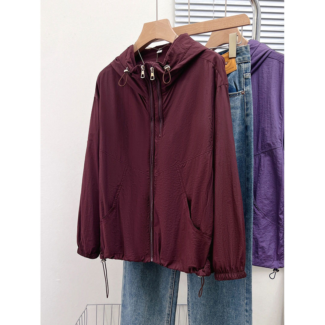 夏季薄款冰丝透气宽松大码小个子慵懒风防晒外套女空调衣罩衫休闲