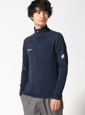 猛犸象Aenergy Light亚洲版男款半拉链 速干薄抓绒1014-05501