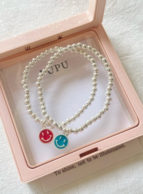 手工手链纯银ins小众女