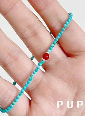 原创手链绿松石手工简约百搭