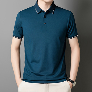 新款 纯棉美式 休闲男装 保罗男士 polo衫 t恤25夏季 宽松宽松大码 短袖