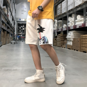 夏季动漫男士运动休闲沙滩裤