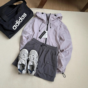 防晒衣女爬山穿搭套装冲锋衣2026新款夏季薄款外套骑行服登山服薄